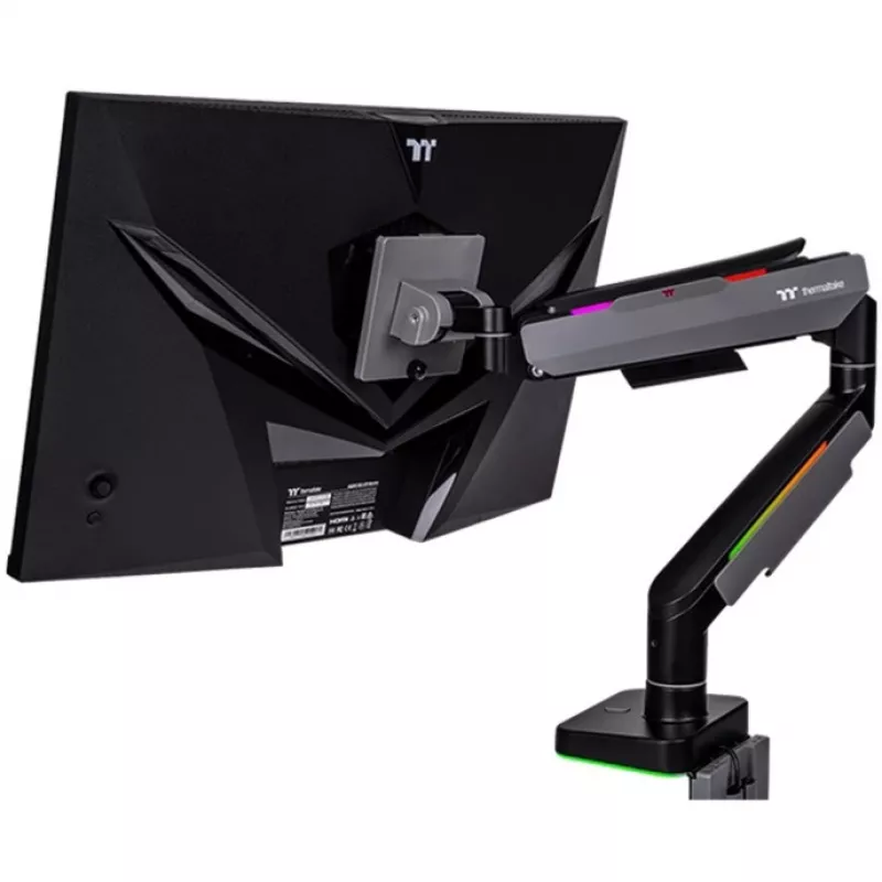 Suporte de monitor Thermaltake GEA-MSR-SMSBLK-01 124,5 cm 49 polegadas de secretária preto cinzento