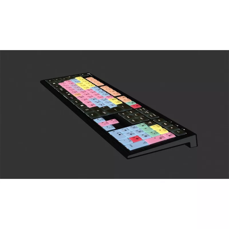 Logickeyboard ASTRA 2 USB QWERTZ teclado preto tamanho completo 108 teclas