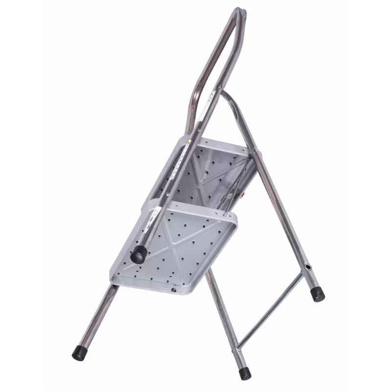 Escadote dobrável Krause Toppy XL prateado