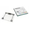 Balança de pessoa eletrónica Mesko MS 8137 — capacidade 150 kg, precisão 100 g, branco/transparente