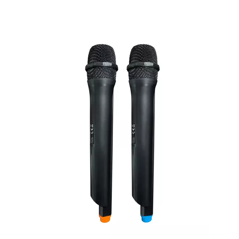 Sistema de áudio PLL FM USB/SD/BT 2xKaraoke FULL LED PartyBox