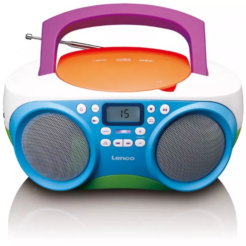 Rádio portátil Lenco SCD41 multicolor