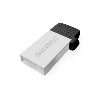Pen drive Transcend JetFlash Mobile 380 - 16 GB - USB 2.0 - prateado (TS16GJF380S)