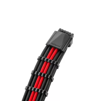 CableMod PRO ModMesh cabo 12VHPWR para 3x PCIe - 45 cm, preto/vermelho