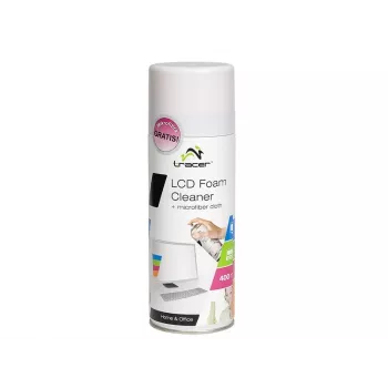 Espuma de limpeza para LCD 400 ml + pano de microfibra