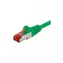 Wentronic Goobay Cabo patch CAT 6, S/FTP (PiMF), verde, 20 m - LSZH sem halogéneos, cobre (68296)