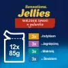 Purina Felix Sensations Mix comida húmida para gatos, 12 x 85 g, peru, cavala, borrego, arenque