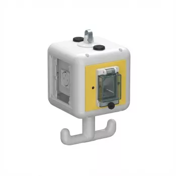 Unidade de alimentação OBO Bettermann IP20 com puxador vazia VH-4 (6109800)