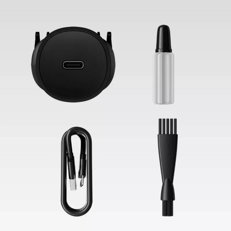 Aparador de cabelo sem fios Maestro MR-641, lâmina cerâmica, recarregável por USB, 1200 mAh, 45×155×30 mm