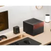 Caixa Microtower Jonsbo N4 preta Aço robusto Caixa de PC compacta