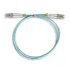 Qoltec - Cabo de patch - LC/UPC Multimode (M) para LC/UPC Multimode (M) - 1 m - Fibra ótica - Duplex - 50/125 micrómetros - OM3 - isento de halogéneos