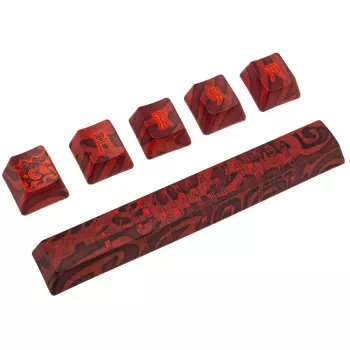 Conjunto de keycaps Traitors Hundun PBT dye-sub 5 lados TRDHU6124