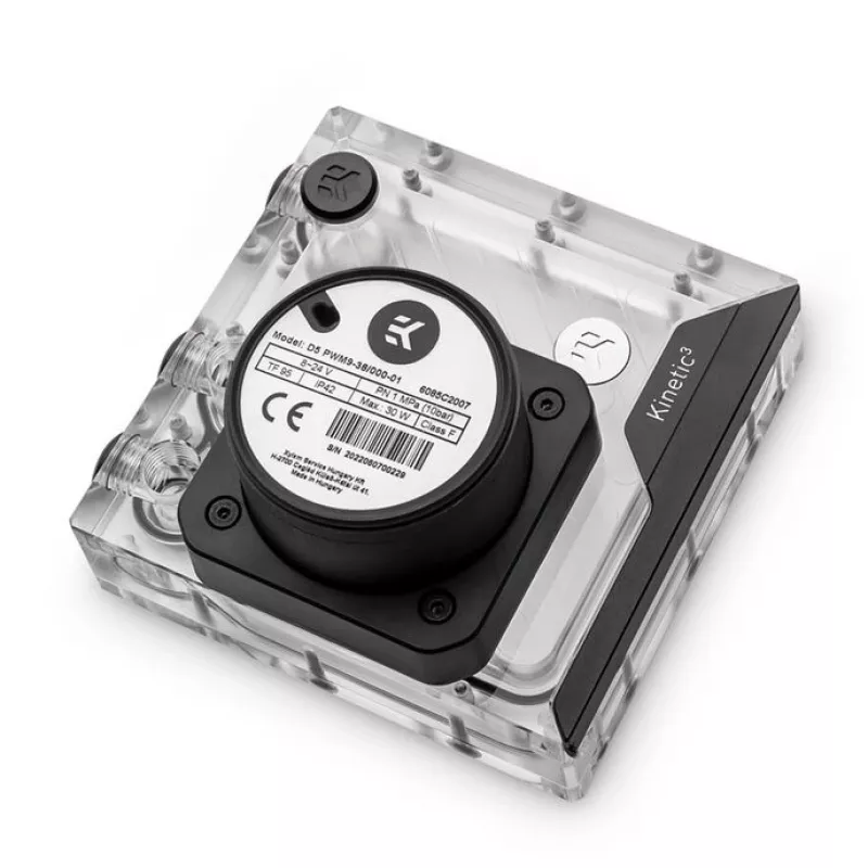 Combo de bomba e reservatório ek water blocks EK-Quantum Kinetic3 FLT D5 PWM 120mm D-RGB
