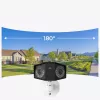 Câmara de vigilância IP Reolink DUO Series P750 exterior Bullet 16 MP 7680×2160 CMOS 1/2,7 polegadas 2,8 mm 180°×55° PoE IP67 luz integrada microfone altifalante