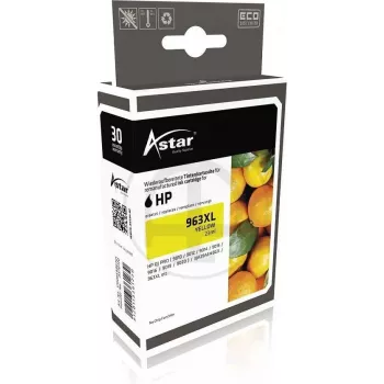 AS70720 ASTAR HP OJ PRO 9010 TINTA YEL 3JA29AE / HP963XL 1600S. s/ indic. nível (AS70720)