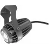 Pinspot LED EUROLITE PST-10W turquesa projetor de 10W para iluminação de palco e eventos