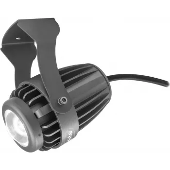 Pinspot LED EUROLITE PST-10W turquesa projetor de 10W para iluminação de palco e eventos