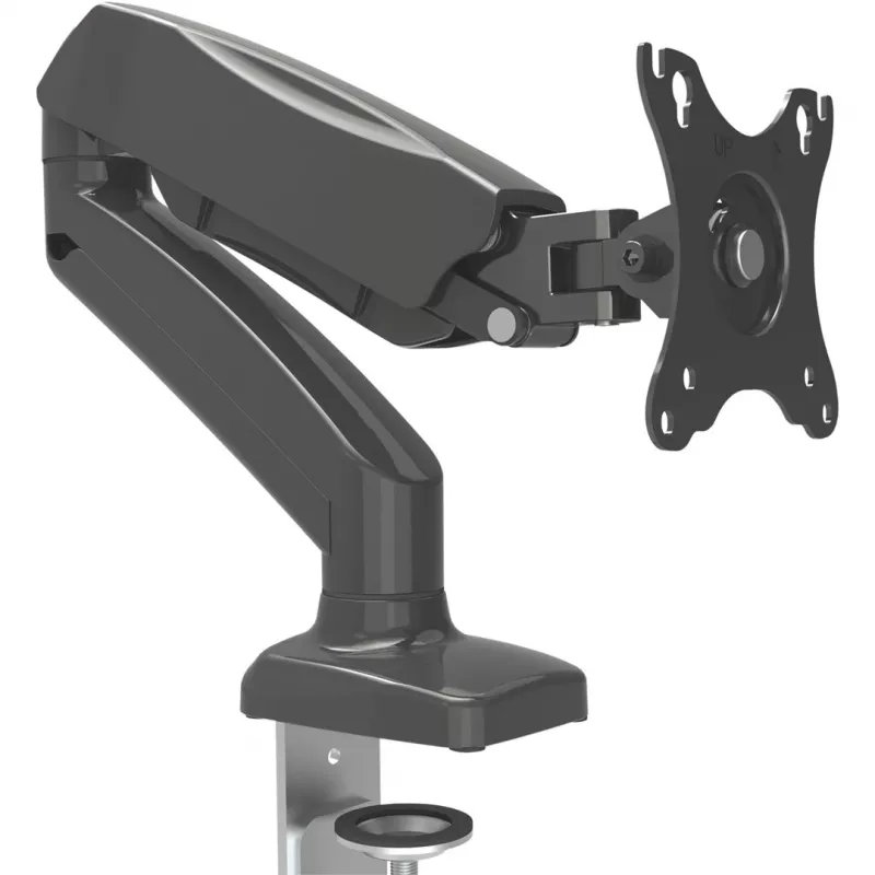 Suporte para monitor MONTIS MT014 para 1 ecrã, montagem em secretária, altura ajustável por mola a gás, para ecrãs até 81,3 cm (32 polegadas), carga máx. 8 kg, preto