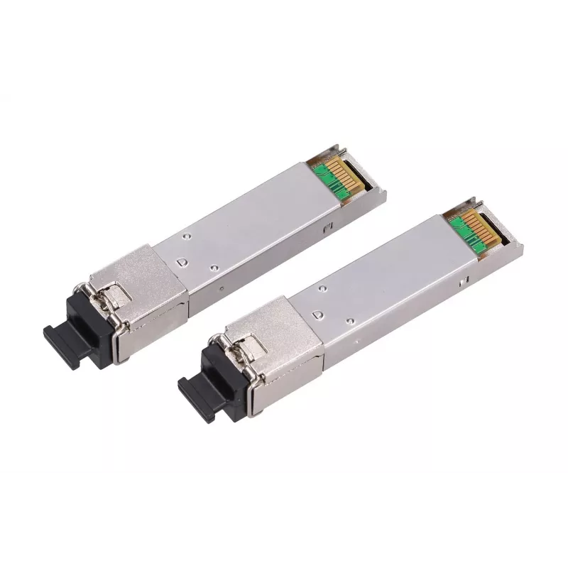 Par de transceptores de fibra ótica SFP WDM Extralink 1,25G 1310/1550 nm monomodo 3 km SC DOM