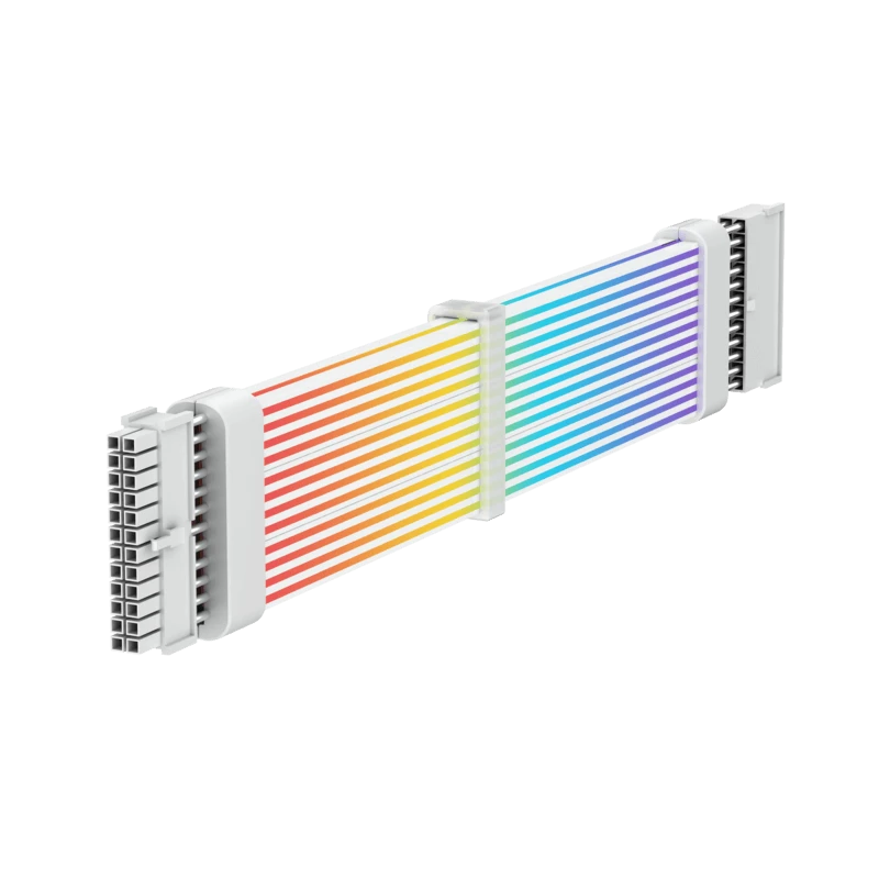 Gamemax cabo de extensão da fonte de alimentação MB 24PIN-W, branco