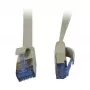 Cabo de patch RJ45 - CAT6A 500 MHz - 1,5 m - cinzento - U/FTP - plano - AWG32 - Synergy 21