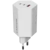 Carregador CANYON HEXAGON 65 GaN 65W 2xPD 1xQC EU branco CND-CHAHEX65W