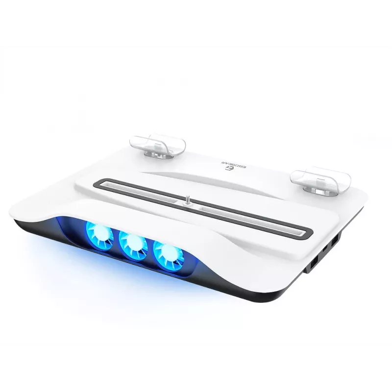 EgoGear SCC5-P5-WH, sistema de carregamento, PlayStation 5, branco, com fios, 258 mm, 53 mm