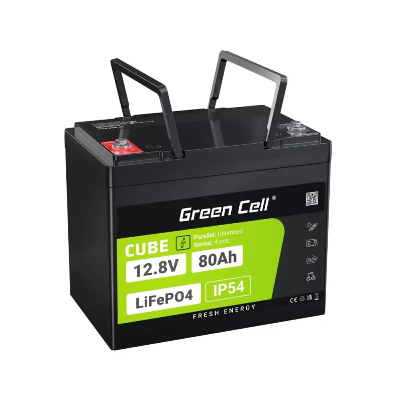 Bateria UPS Green Cell LFPGC12V80AH fosfato de ferro-lítio (LiFePO4) 12,8 V