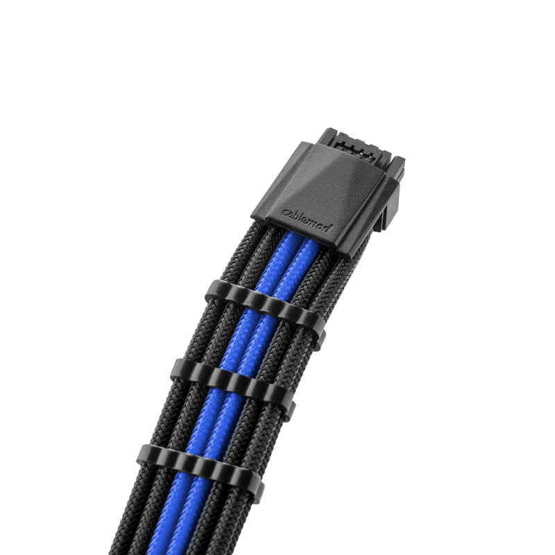 Conjunto de cabos duplos CableMod RT-Series PRO ModMesh 12VHPWR para ASUS/Seasonic - preto/azul