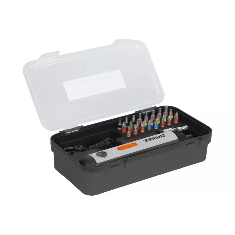 Berbequim sem fios PRIME3 TCD21 4V — ferramenta elétrica compacta para pequenas reparações