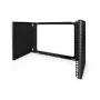Digitus DN-19 PB-4U-SW - Armário de parede - preto, RAL 9005 - 8U - 48,3 cm (19 polegadas) (DN-19 PB-8U-SW)