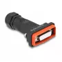 Conector fêmea DeLOCK D-Sub HD 26 pinos IP67 à prova de água preto laranja
