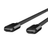 Cabo USB-C para USB-C Belkin F2CD084bt0.8MBK 0,8 m 40 Gbit/s preto