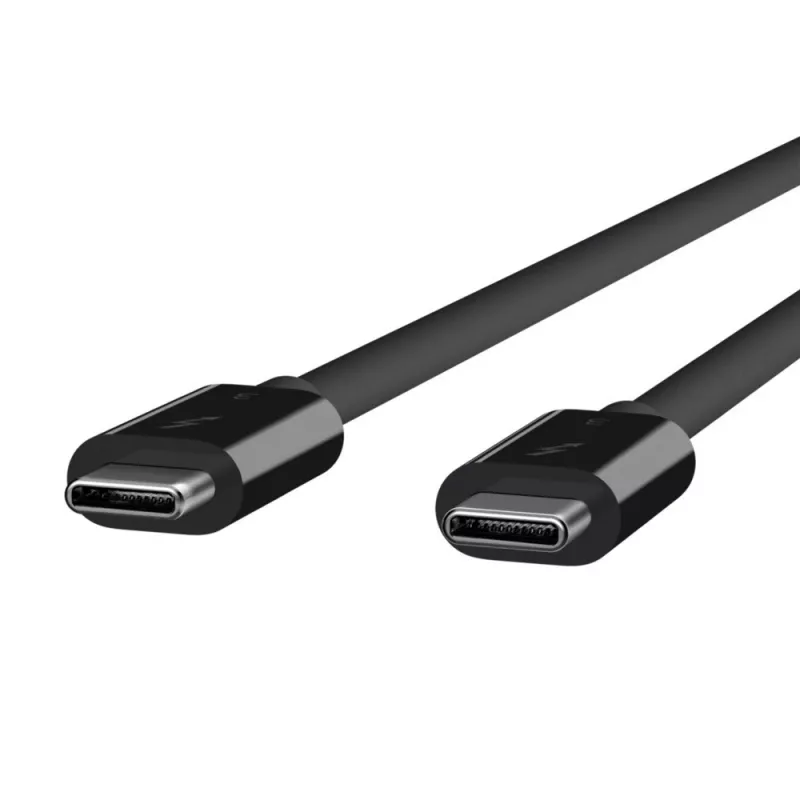 Cabo USB-C para USB-C Belkin F2CD084bt0.8MBK 0,8 m 40 Gbit/s preto