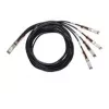 Cabo de fibra ótica/InfiniBand Cisco QSFP-4SFP25G-CU3M 3 m 4xSFP25G preto