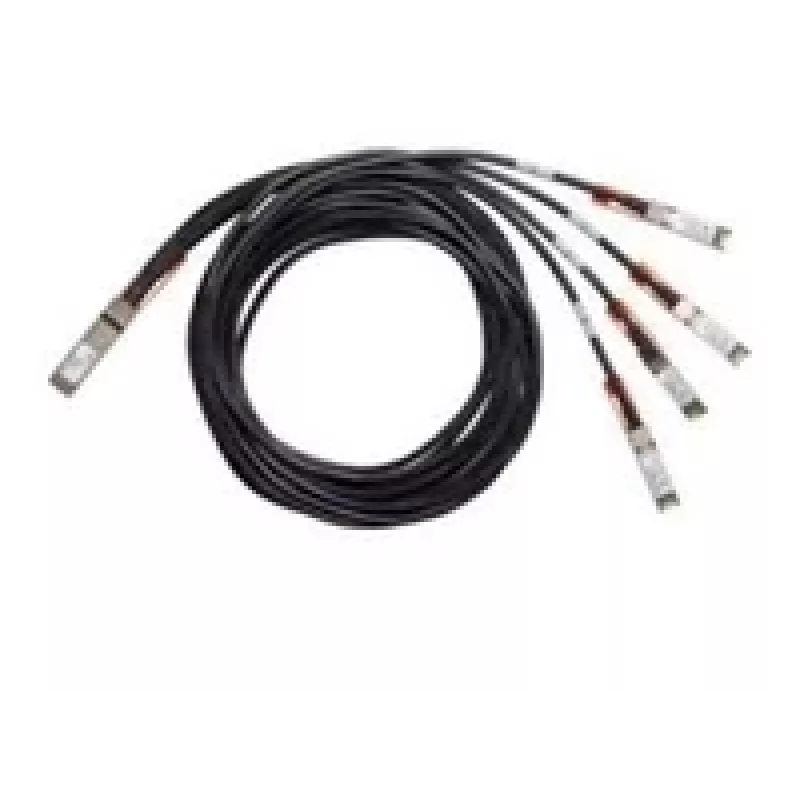Cabo de fibra ótica/InfiniBand Cisco QSFP-4SFP25G-CU3M 3 m 4xSFP25G preto