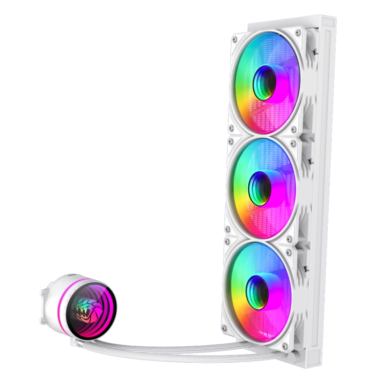 Gamemax | Refrigeração líquida para CPU | ICEBURG 360 INFINITY | branco