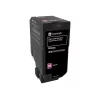 Lexmark - alta capacidade - magenta - original - cartucho de toner LCCP, LRP - para Lexmark CX725de, CX725dhe, CX725dthe (84C2HM0)