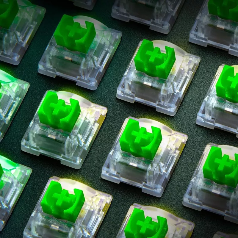 Interruptor de tecla Razer RC21-02040200-R3M1 verde transparente 36 unidades