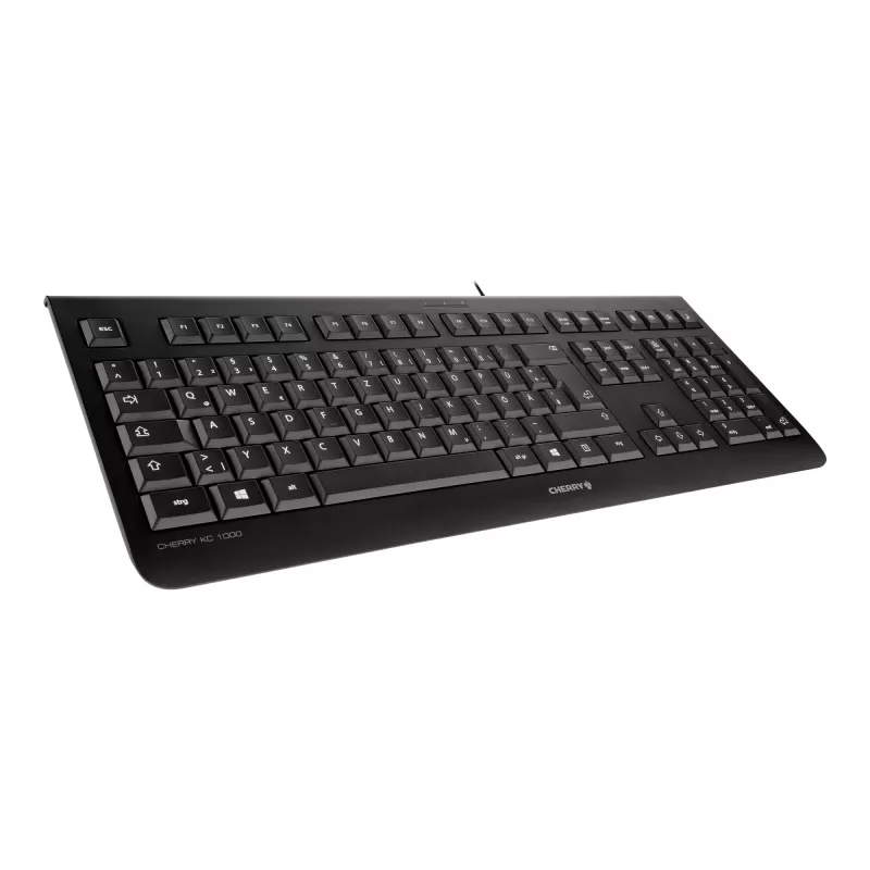 Cherry KC 1000 - Teclado - Nórdico - preto