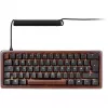 Teclado Sharkoon 100068100 Office USB QWERTZ alemão madeira 61 teclas RGB LED