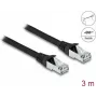 Cabo de rede DeLOCK RJ45 Cat.6A S/FTP 3 m preto