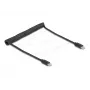 Cabo USB DeLOCK 90369 USB 2.0 0,75 m USB C preto