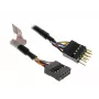 Cabo USB interno Akasa EXUSBI-40 0,4 m USB 2.0 macho