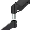 Suporte de monitor Maclean, mola a gás, 17-32, 2-10kg, preto, MC-133