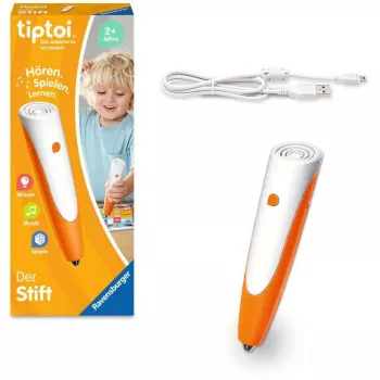 Caneta didática Ravensburger tiptoi 00110 Laranja Branco para rapazes raparigas