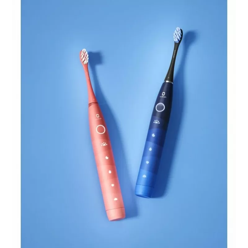 Escova de dentes sónica Oclean Flow Find Duo Set adultos azul rosa OCLEAN