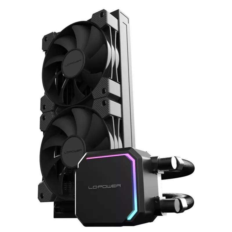 Refrigeração líquida tudo-em-um LC-Power LC-CC-240-B 12 cm preto