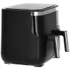 Fritadeira de ar quente Severin FR 2453 Double 3,25 L 2850 W preto prateado