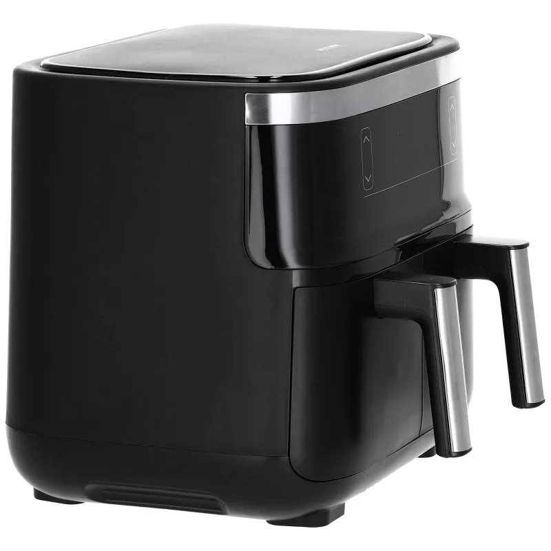 Fritadeira de ar quente Severin FR 2453 Double 3,25 L 2850 W preto prateado